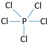 sketch of PCl5